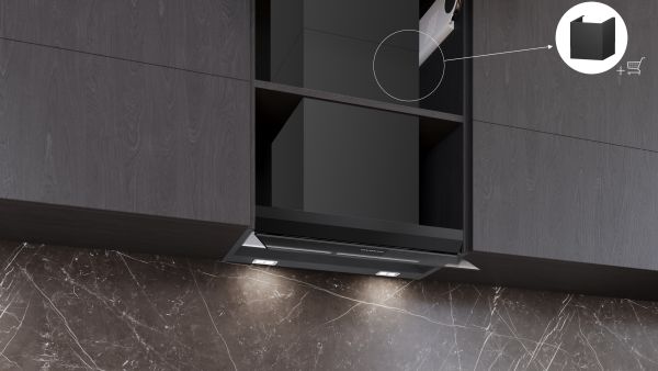 Siemens LJ67BDP60, Integrierte Designhaube