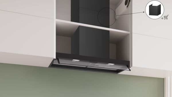 Bosch DBB85CC60, Integrierte Designhaube