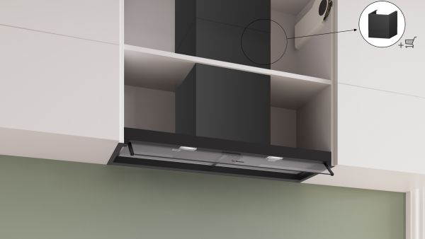 Bosch DBB95CC60, Integrierte Designhaube