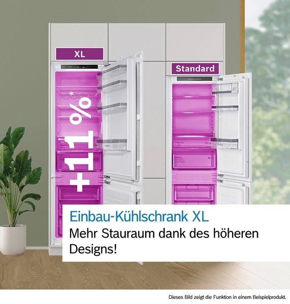 Bosch KBN96VFE0, Einbau-Kühl-Gefrier-Kombination mit Gefrierbereich unten