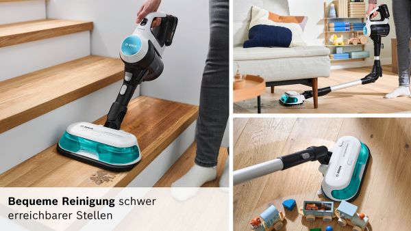 Bosch BSS712XHYG, Akku-Staubsauger 2in1 Saugen & Wischen