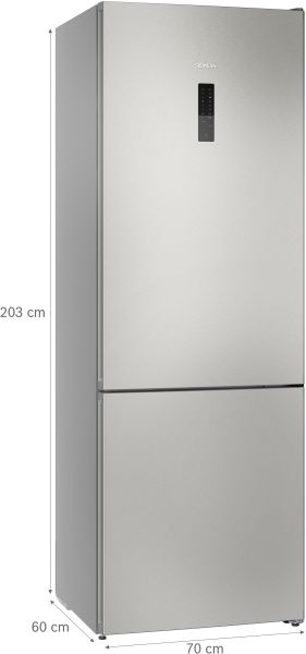 Siemens KG49NXIBF, Freistehende Kühl-Gefrier-Kombination mit Gefrierbereich unten