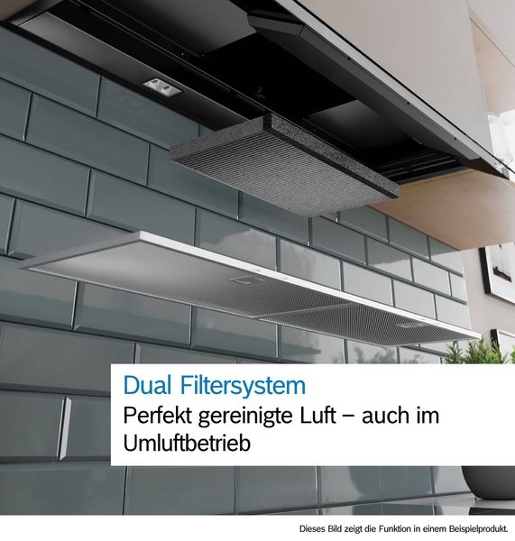 Bosch DBB67DP60, Integrierte Designhaube