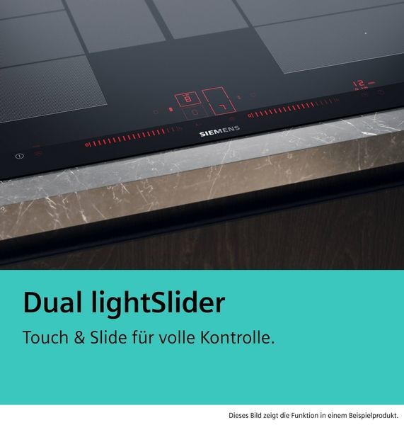 Siemens EH601LFC1E, Induktionskochfeld