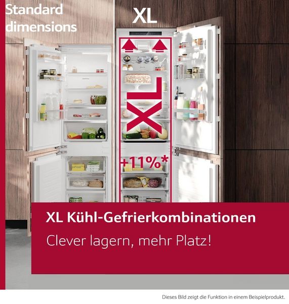 Neff KI7962FD0, Einbau Kühl-Gefrierkombination mit Gefrierfach unten