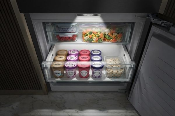 Siemens KI86NADD0, Einbau-Kühl-Gefrier-Kombination mit Gefrierbereich unten