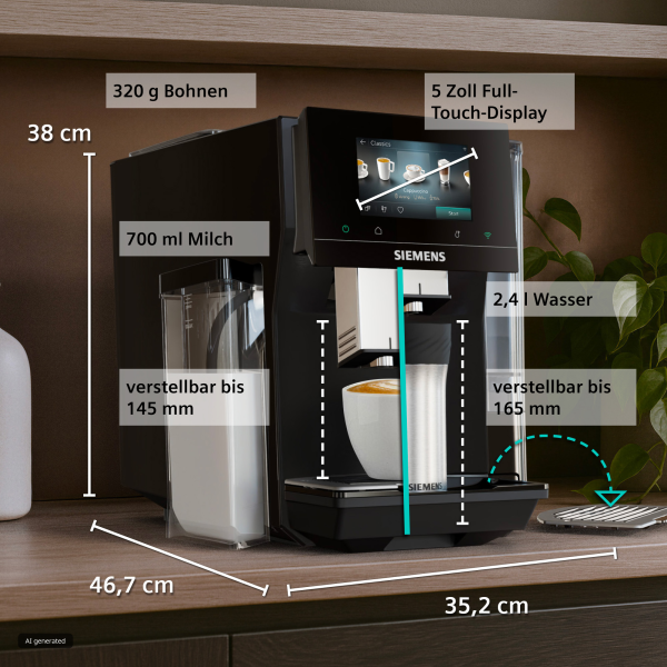 Siemens TQ725E03, Kaffeevollautomat