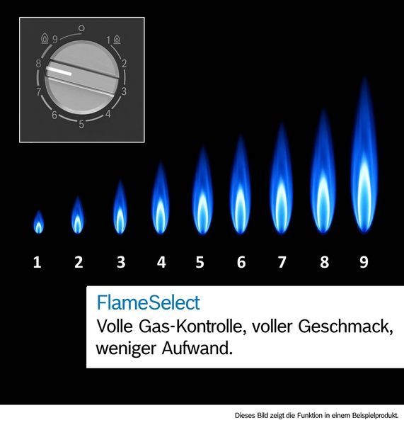 Bosch PRP6A6H40, Gaskochfeld