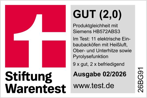 Constructa CF3M28083, Einbau-Backofen