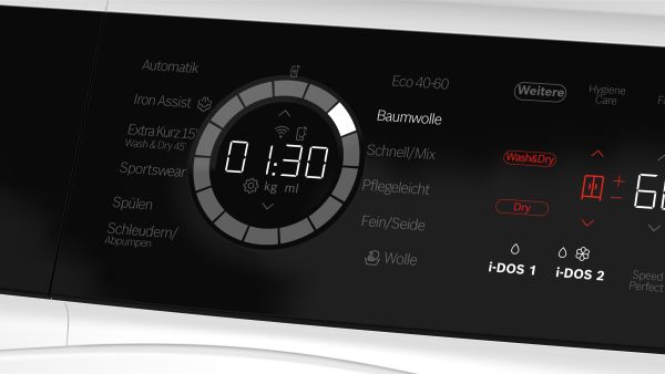 Bosch WNC254A40, Waschtrockner