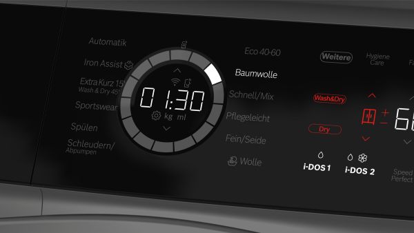 Bosch WNC254AS0, Waschtrockner
