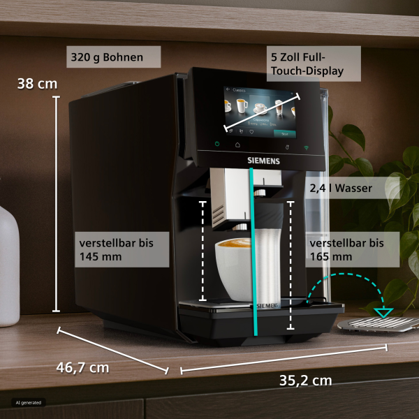 Siemens TP723E19, Kaffeevollautomat