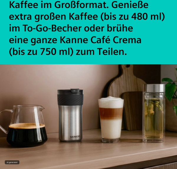 Siemens TP723E19, Kaffeevollautomat
