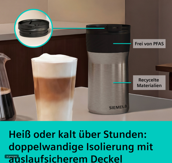 Siemens TZ40002, Isolierter Kaffee-Becher