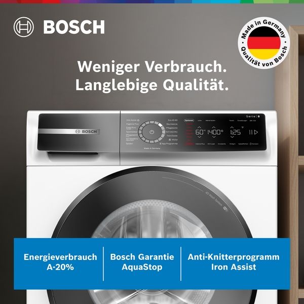 Bosch WGB244040, Waschmaschine, Frontlader