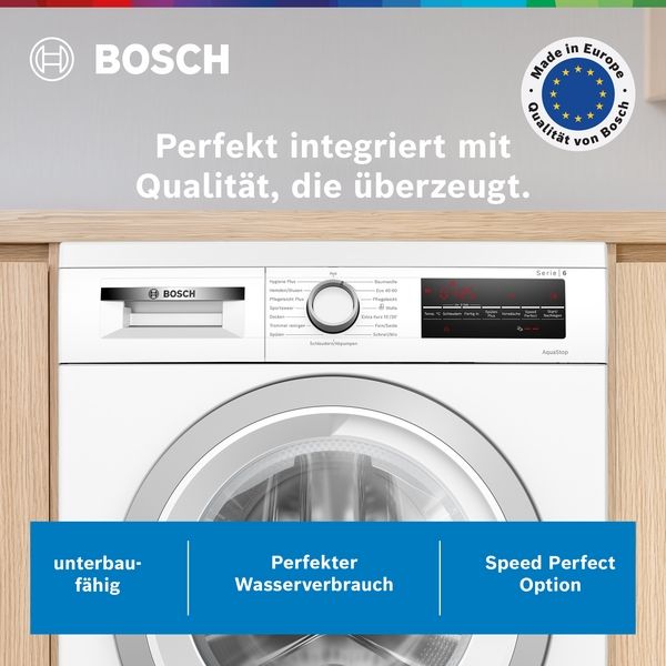 Bosch WUU28T71, Waschmaschine, unterbaufähig - Frontlader