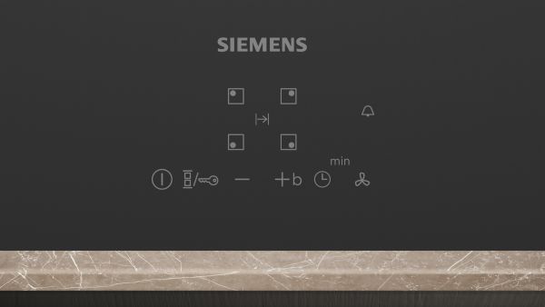 Siemens ED80ABS16E, Kochfeld mit Dunstabzug (Induktion)