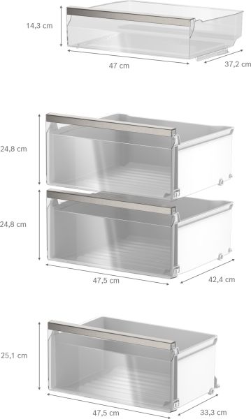 Bosch KSN36AICM, Freistehender Kühlschrank