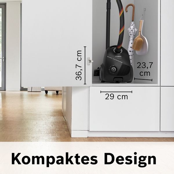 Bosch BGDS2CHAMP, Staubsauger mit Beutel