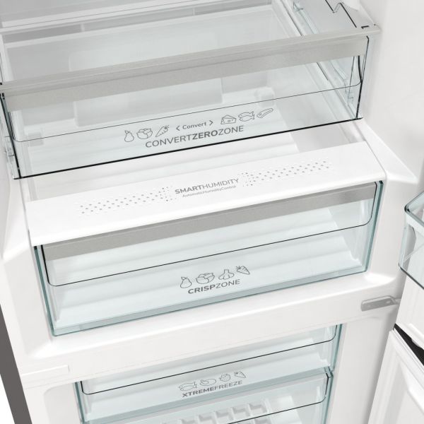 Gorenje NRC6194SXL4 - Kühl- / Gefrierkombination - Silber