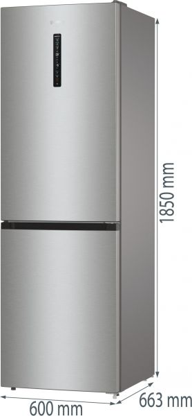 Gorenje NRC6194SXL4 - Kühl- / Gefrierkombination - Silber