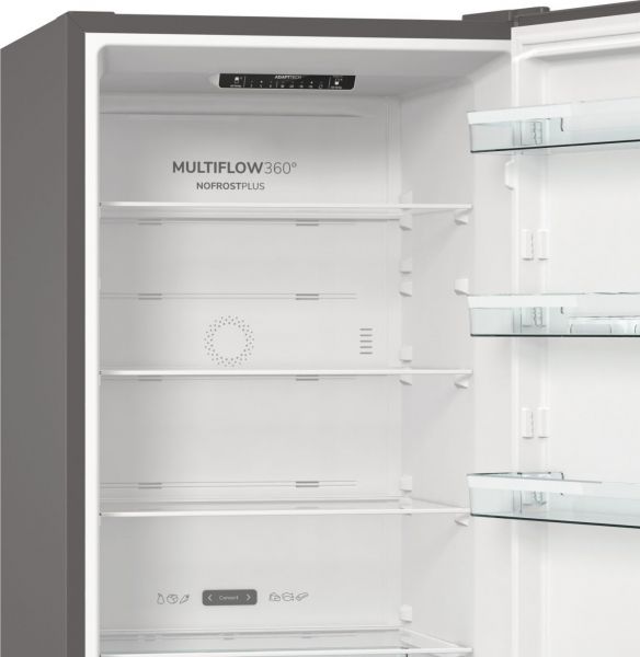 Gorenje NRC62CSXL4 - Kühl- / Gefrierkombination - Silber