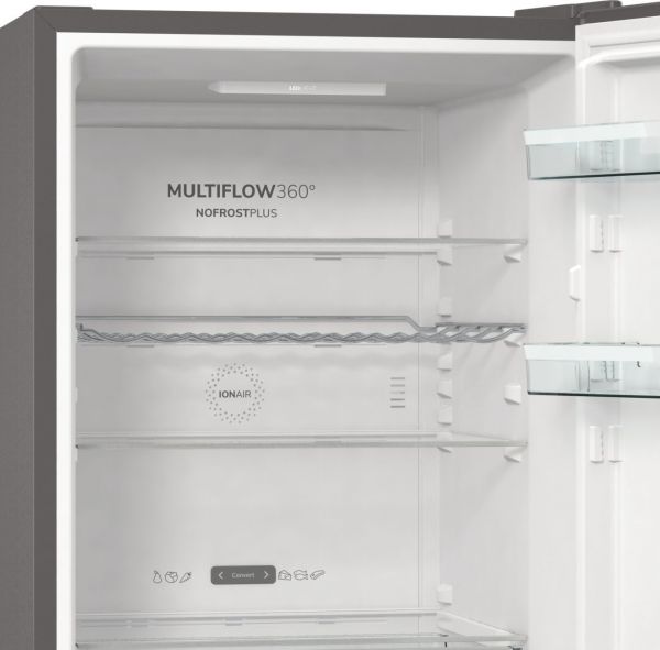 Gorenje NRC6194SXL4 - Kühl- / Gefrierkombination - Silber