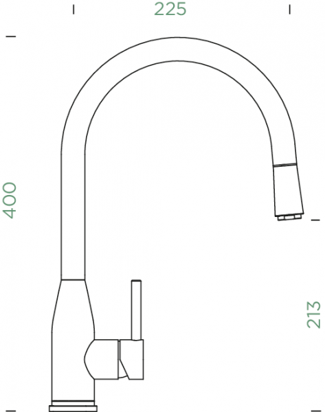 Schock 559120GNE Einhebelmischer KAVUS