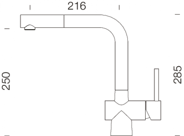 Schock 517120POL Einhebelmischer LAIOS