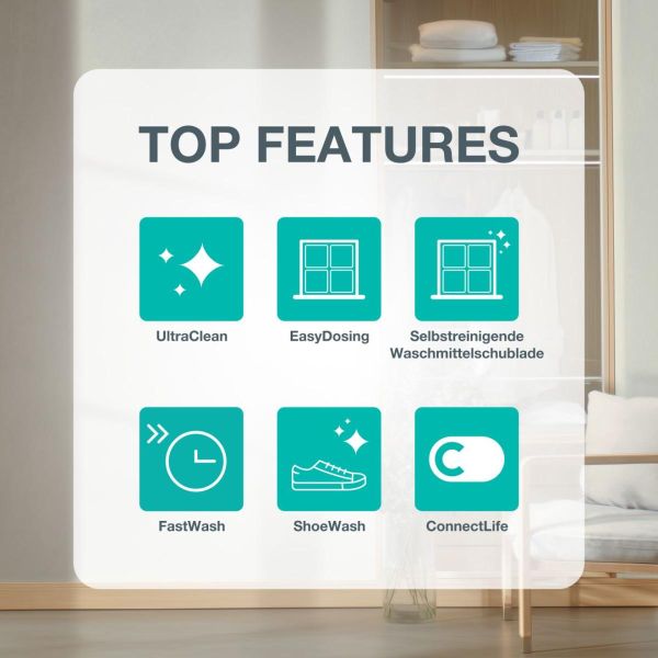 Gorenje W53G494A1P1B - Waschmaschine - Tiefschwarz