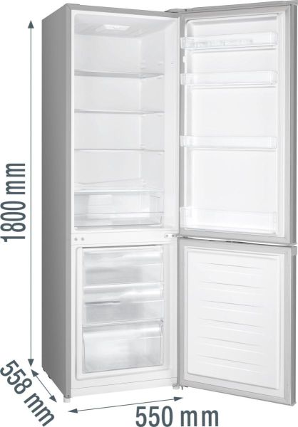 Gorenje RK418DPS4I - Kühl- / Gefrierkombination - Grau