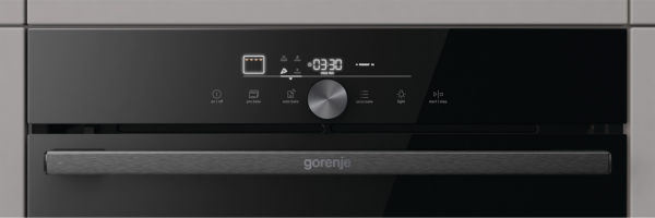 Gorenje GO66E Pizza350C - Einbauherd/Backofen - Tiefschwarz
