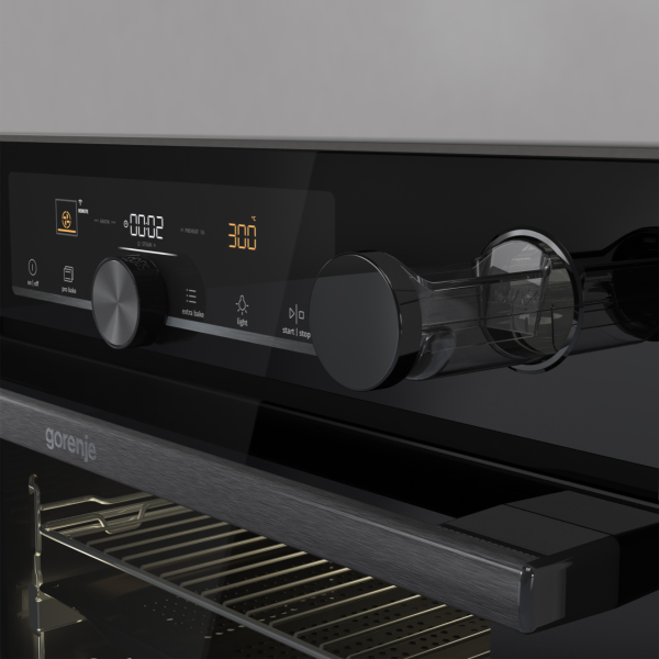 Gorenje BPSA6747A08BGWI - Einbauherd/Backofen - Tiefschwarz