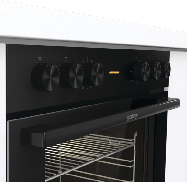 Gorenje BC6715E02BK - Einbauherd - Tiefschwarz
