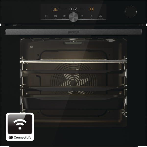 Gorenje BPSA6747A08BGWI - Einbauherd/Backofen - Tiefschwarz