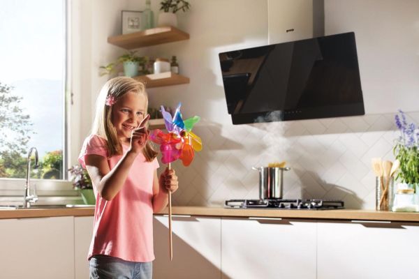 Gorenje WHI949EXBG - Dunstabzugshaube - Nichtrostendes Blech Farbe