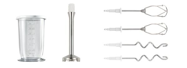 Bosch MFQ4070 Styline - Handrührer - Set - weiß / silber