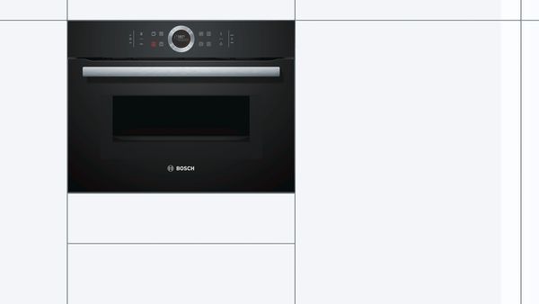 Bosch CMG633BB1, Einbau-Kompaktbackofen mit Mikrowellenfunktion