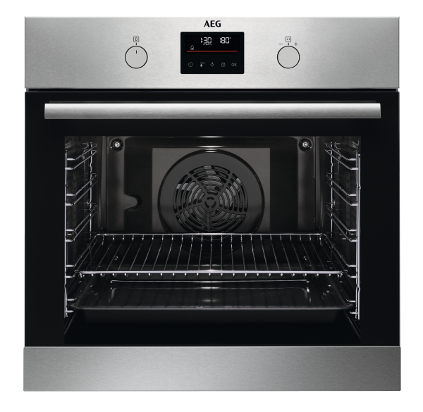 AEG BPS335061M - Einbauherd/Backofen - Edelstahl mit Antifingerprint