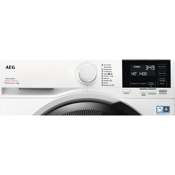 AEG LR6F60489 - Waschmaschine - Weiß