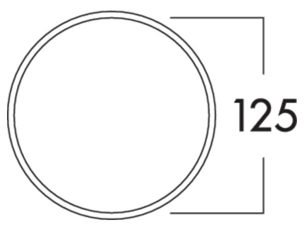 K-Klima-R 125/125 Mauerkasten, anthrazit 4021077