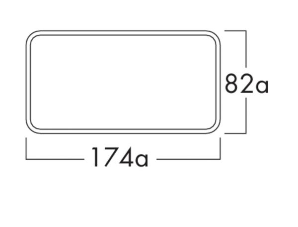 K-Klima-R flow 125 Mauerkasten, anthrazit