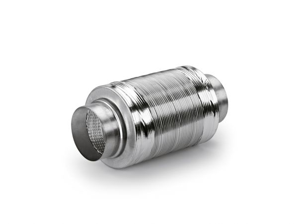 Schalldämpfer 125, Abluftzubehör, Aluminium