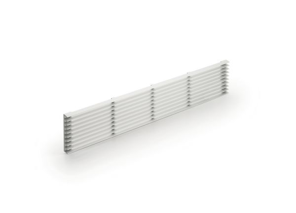 Sockel-Lüftungsgitter 1, silber, B 84 mm, L 480 mm
