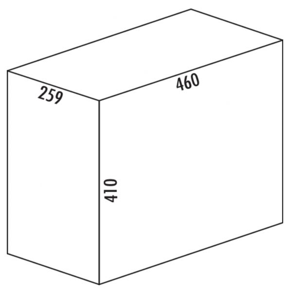 Double deluxe, Abfallsammler für Drehtüren, anthrazit 8011012