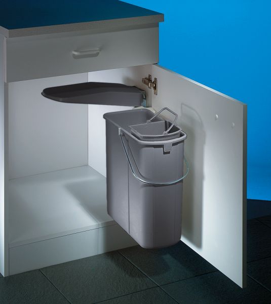 Vario 1 plus, Abfallsammler für Schwenktechnik, alu grau 8011227
