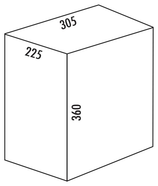 Ersatzeimer, anthrazit, 20 Liter 8010099