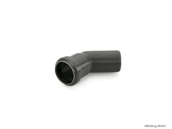 HTB Bogen, Abflussrohr, Winkel 30°, Ø 40 mm