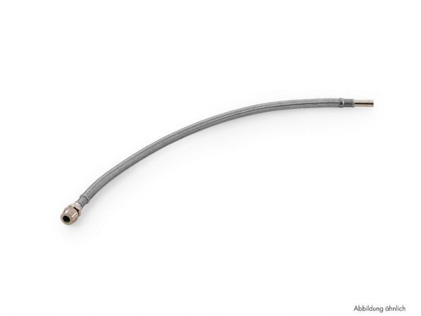 Flex-Edelstahlschlauch Quetschverschraubung, Sanitärschlauch, L 1000 mm, Rohrstutzen 10 mm