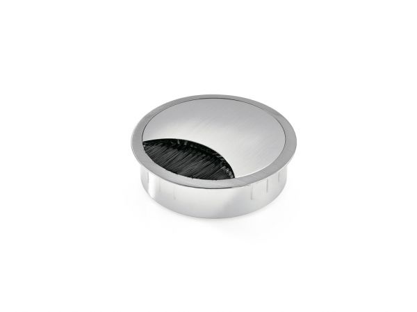 Kabeldurchführung Metall, Kabeldurchführung, Ø 80 mm, edelstahlfarbig